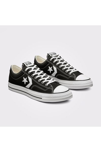 converse Unisex černé tenisky Star Player 76 Premium Canvas