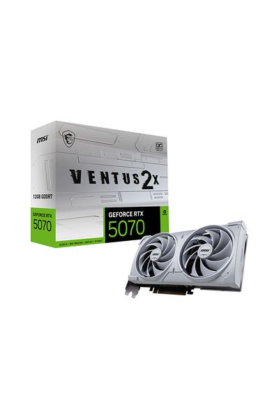 ARMSİLVER MSI GeForce RTX 5070 12GB VENTUS 2X OC Alb