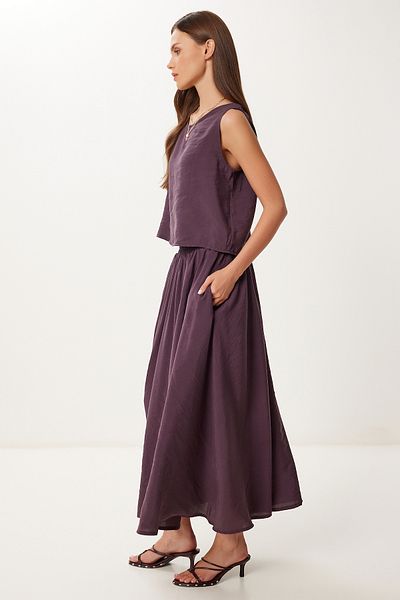 Lovelyİstanbul Modal Blouse Skirt Set