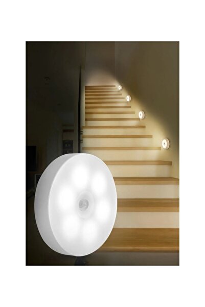 HALL BREATHE Şarjlı hareket sensörlü yapışkan LED lamba, 2 adet, çok amaçlı, ...