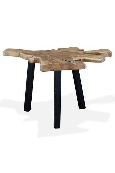 vidaxl Coffee Table Genuine Teak 80x70x38 cm
