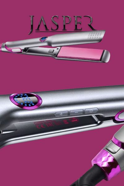 JASPER V-003 Wide Plate Hair Straightener |   Fast Warm-Up, Digital Led Display, Bright and Smooth