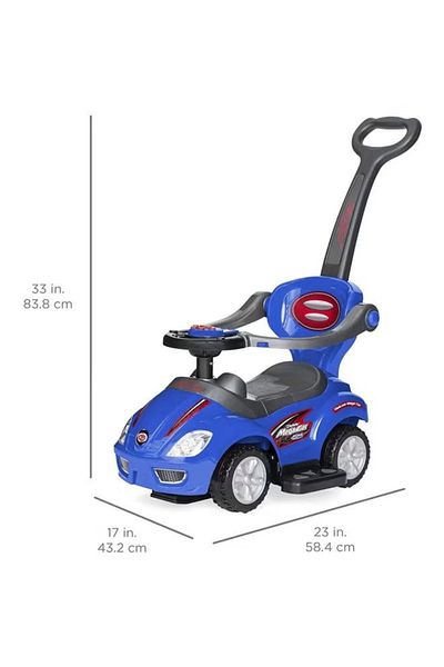 rexa 3-In-1 Push And Pedal Ride On Toy 62x30x35cm