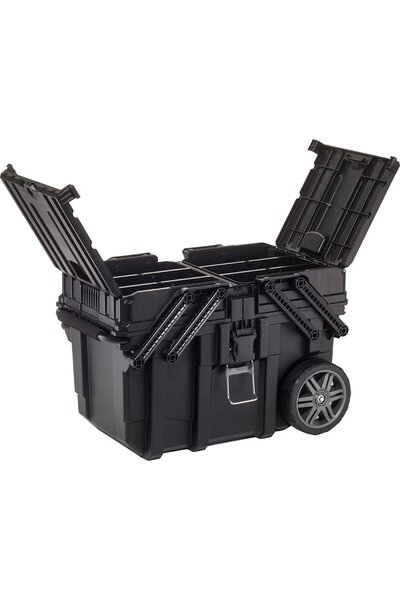 Keter 17203037 Cantilever JobBox Konsol Kapak Tekerlekli Takım Sandığı