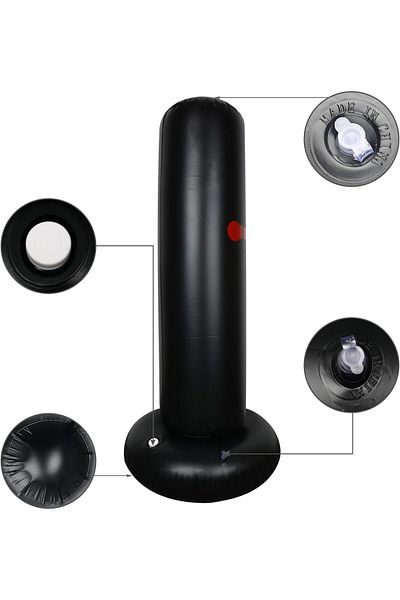 rexa Fitness Punching Bag for Kids, Inflatable Punching Bag Free Standing Boxing Punch Bag