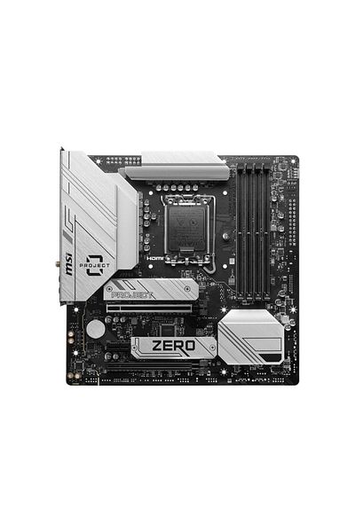 ARMSİLVER MSI B760M PROJECT ZERO DDR5 LGA1700 motherboard