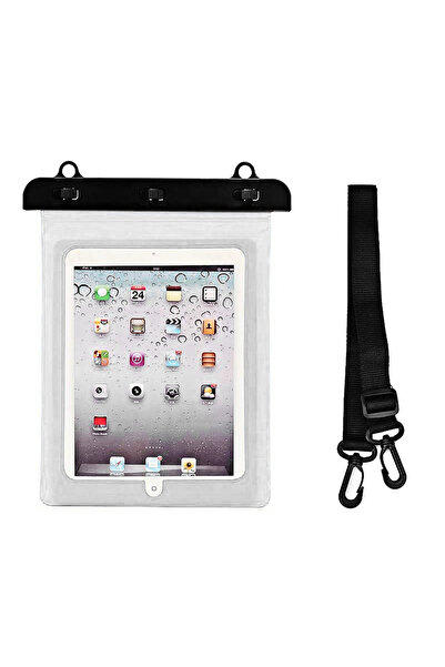 Hurtel Husă impermeabilă din PVC pentru tabletă cu curea reglabilă pentru ext...