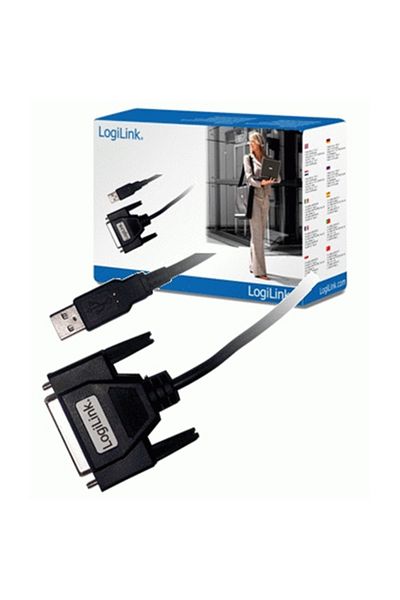 LogiLink | Adapter równoległy | Adapter USB do DSUB-25