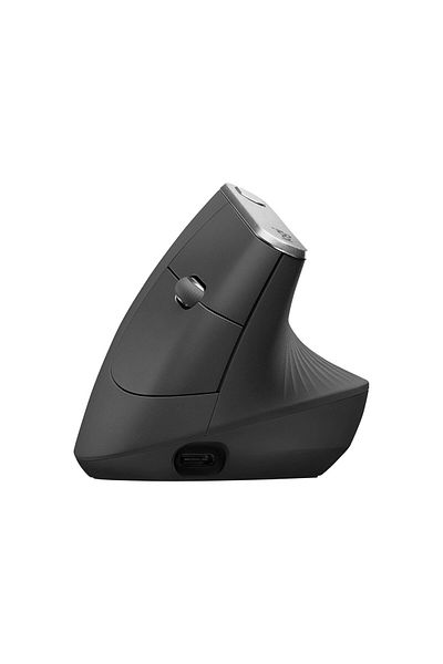logitech | Ergonomiczna mysz | MX VERTICAL | Bezprzewodowa | USB, Bluetooth | Grafitowa
