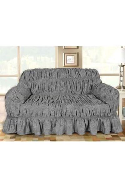 micasa 3-Seater Sofa Cover Dark Grey