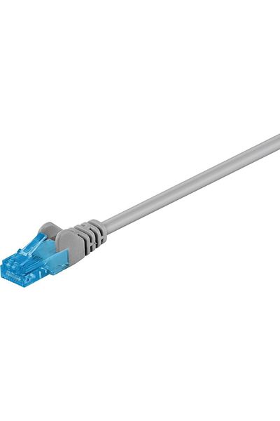goobay 55425 CAT 6A patch cable U/UTP, grey, 10 m