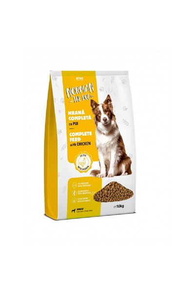 NORMAN Hrană uscată pentru câini, Câine, Pui, 10 kg