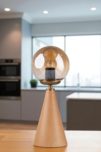 Lumexx Juno Honey Glass Table Lamp