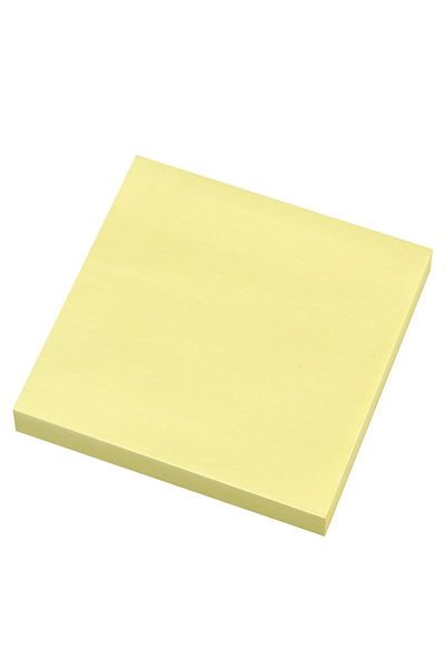 Herlitz Sticky Notes Block, Material Paper, 100 Sheets, Color Yellow, Dimensions 75x75mm