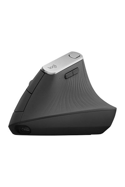 logitech | Ergonomiczna mysz | MX VERTICAL | Bezprzewodowa | USB, Bluetooth | Grafitowa