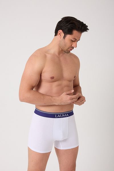 LAUMA Men's White Boxers 9 Pack