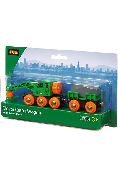 BRIO Wagon with crane
