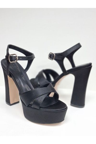RONX Running Guaranteed 13cm Platform Heels Satin Wedding & Engagement Shoes