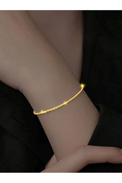 OEM Bratara tip sarpe, stralucitoare, argintie