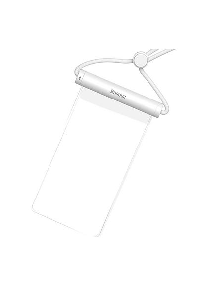 Baseus Etui wodoodporne do telefonu 7.2'' z cylindrycznym zapięciem IPX8 AquaGlide - białe