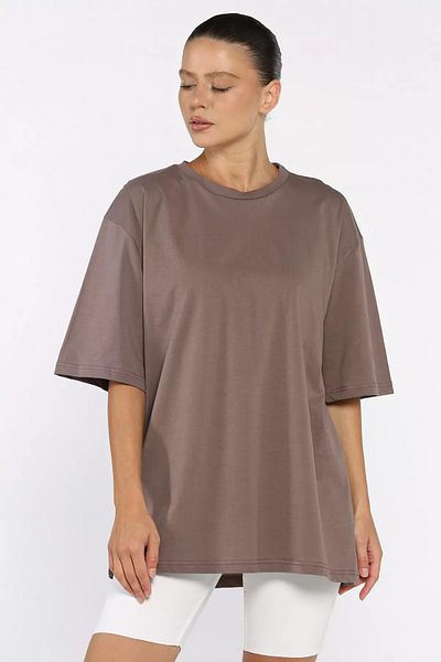 GÜLSELİ Дамска тениска Koyuvizon Basic Casual