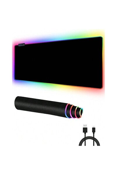 OEM Mousepad Gaming, Deskmat, RGB, 14 Lighting Modes, Rubberized, 300x700