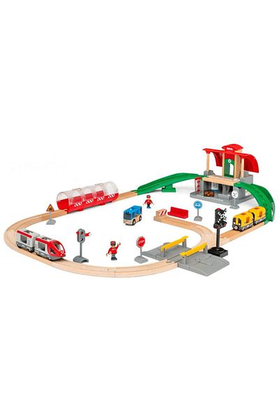 BRIO Train set with train station