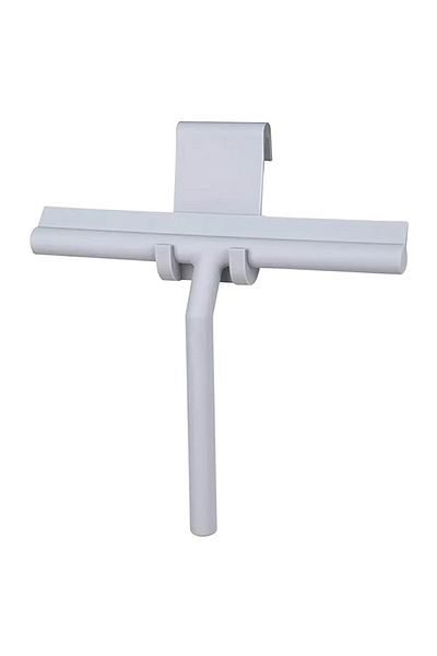 Aptel Shower squeegee, silicone, gray, 19x21 cm