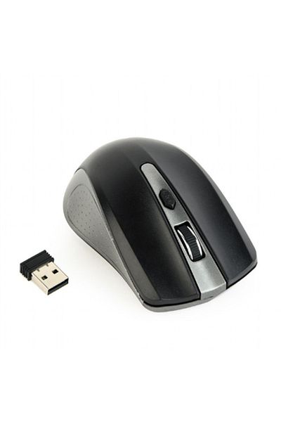 Gembird | MUSW-4B-04-GB | Bezprzewodowa mysz optyczna 2,4 GHz | Mysz optyczna | USB | Szary/czarny