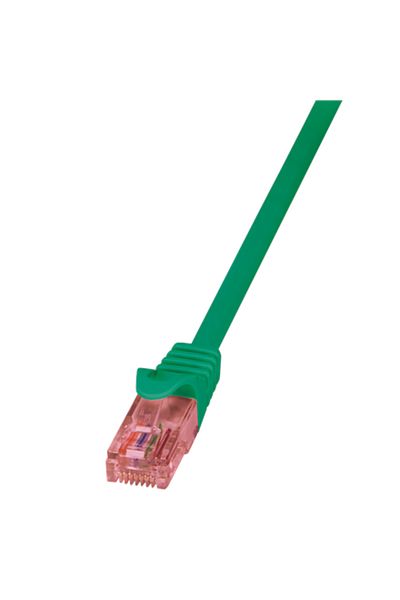 LogiLink | CAT 6 | Kabel krosowy | Skrętka nieekranowana (UTP) | Męski | RJ-45 | Męski | RJ-45