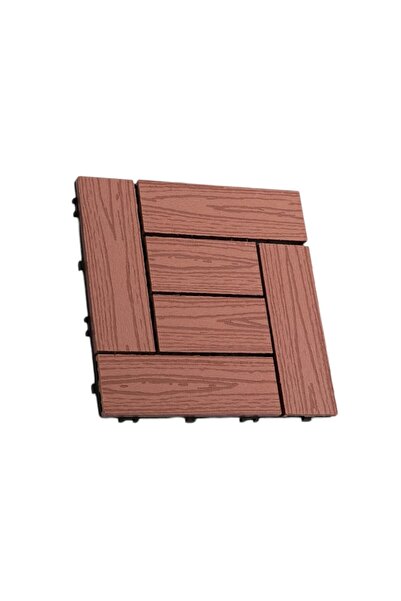 Naimeed Company Dală de terasă WPC, Naimeed D6252, 30x30x2cm, Cireș