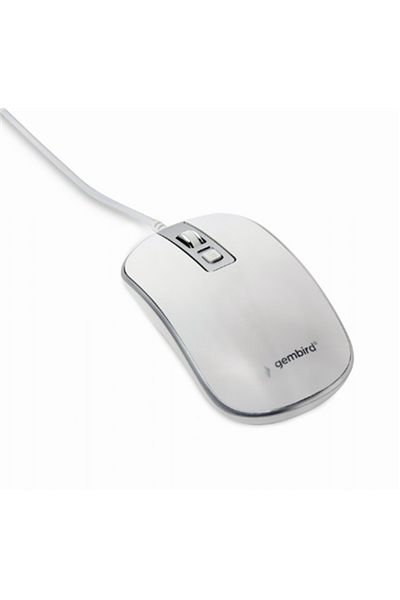 Gembird | Mouse optic USB | MUS-4B-06-WS | Mouse optic | Alb/Argintiu