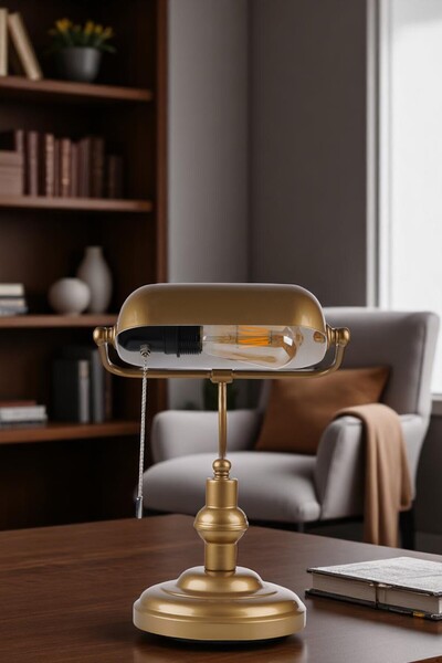 Lumexx BANKER ESKİTME MASA LAMBASI