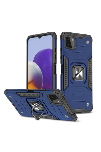 WOZINSKY Carcasă blindată cu suport magnetic pentru Samsung Galaxy A22 4G Rin...