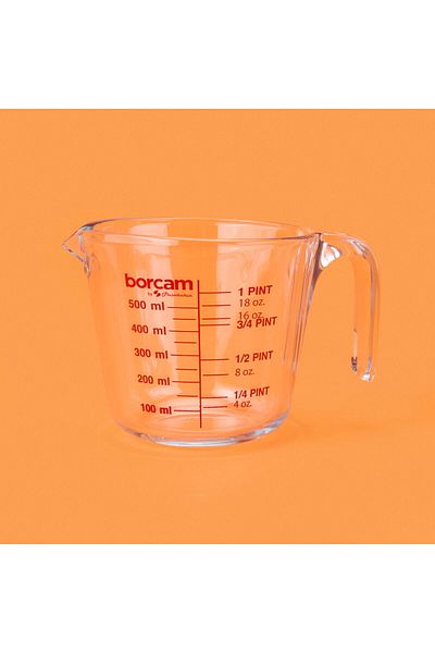 Paşabahçe Borcam Measuring Cup - Transparent - 500 ml