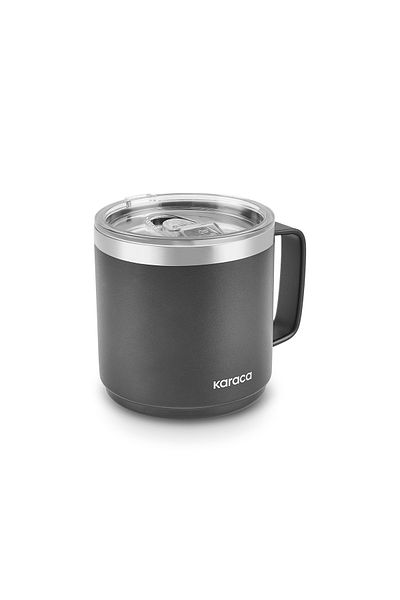 Karaca Thermal Steel Mug 420 ml Black