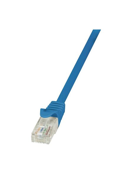 LogiLink | CAT 5e | Kabel krosowy | Skrętka nieekranowana (UTP) | Męski | RJ-45 | Męski | RJ-45