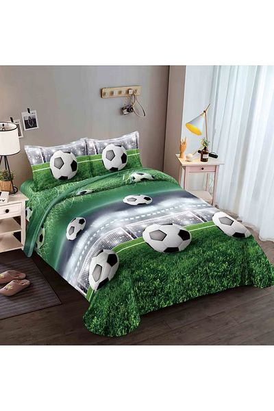 CHIRASO CHIRASO 3D Bedding Set, 4 pieces, ELASTIC Sheet 180x200+25cm, Duvet Cover 200x230cm, 2 Pillowcases