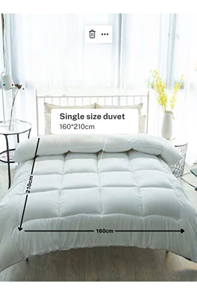 LUNA HOME Single size 160*210cm. Comfy super soft duvet.