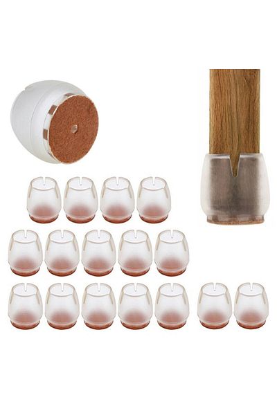 Aptel Furniture protector set, 16 pcs., silicone, non-slip