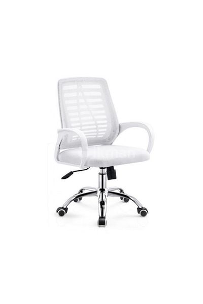 rexa Mesh Stylish & Modern Swivel Office Chair White 48x56x118 cm