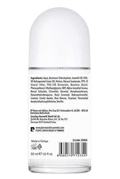 Pierre Cardin Roll-on Kadın Deodorant Ter Kokusu Önleyici Leke Bırakmayan 48 Saat Anti-perspirant Ko