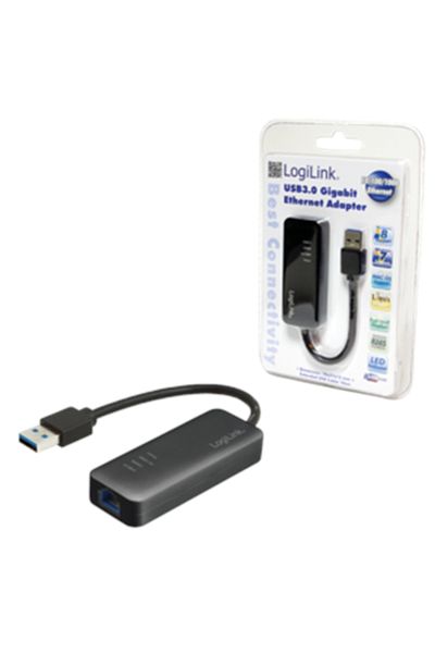 LogiLink | Adaptor USB 3.0 la Gigabit | Adaptor de rețea | Ethernet | Ethernet rapid |