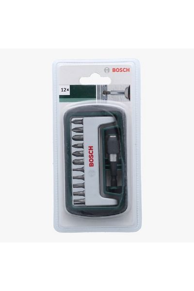 Bosch 12-Piece Durable Compact Screw Driver Set Multicolor