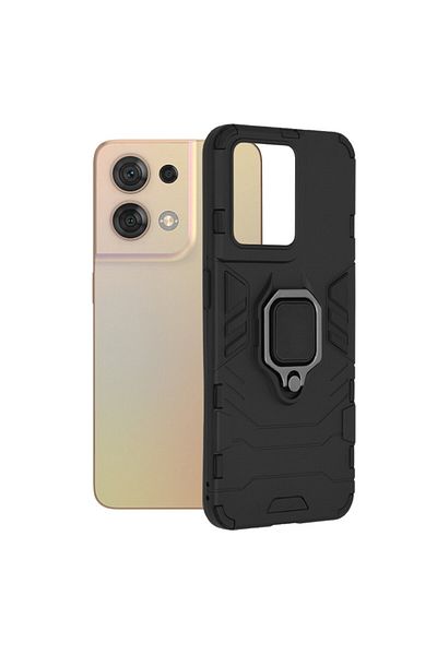 Techsuit Carcasă pentru Oppo Reno8 - Protecție din silicon - Neagră