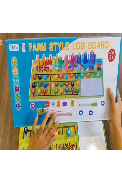 rexa Kids Educational Matching Wooden Trafic Ocean Farm Dinosaur Board Puzzle Game