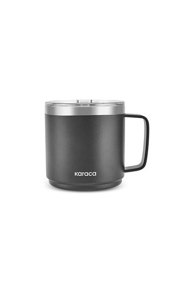 Karaca Thermal Steel Mug 420 ml Black