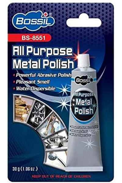 Generic Bossil All Purpose Metal Polish Clean & Polish Metal Surfaces Chrome, Aluminum, Stainless Steel, Cop