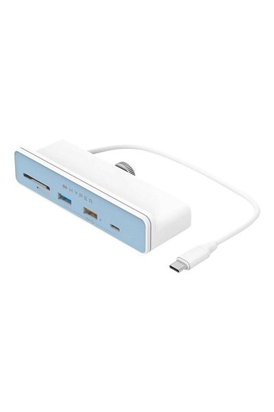 3DHyperStudio HiperDrive USB-C 6-w-1 Form-fit Hub z 4K HDMI do iMac 24" | Ilość portów HDMI: 1