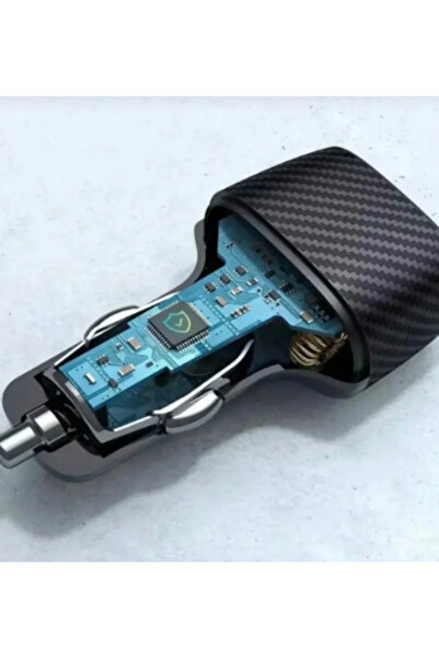 ATAsoft ELEKTRONİK Since 2021 48w Hızlı Şarj Type-c Ve Usb Çıkışlı Araba Çakmaklık Şarj Aleti Oto Araç Hızlı Şarj Aleti